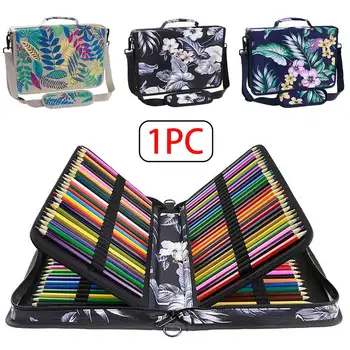 Waterproof Portable Flowers Pattern Stationary Organizer Artist Pencil Case School Multi Layer 160 Elastic Slots Zipper Adults 
Waterproof Portable Flowers Pattern Stationary Organizer Artist Pencil Case School Multi Layer 160 Elastic Slots Zipper Adults