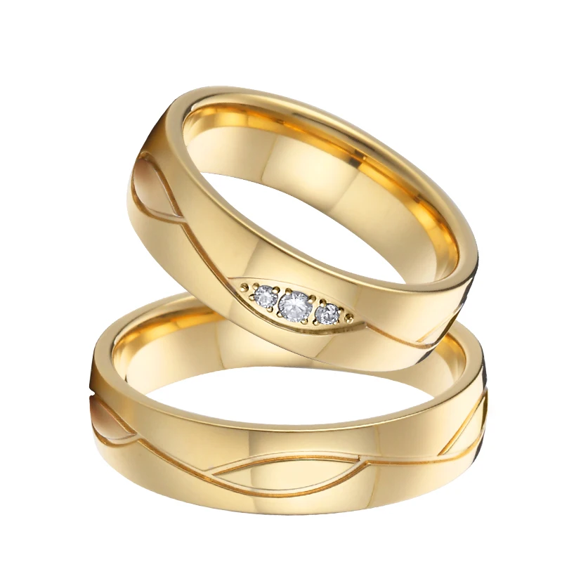wedding rings for men and women couples lovers alliance anniversary 14k plated vintage gold ring stainless steel jewelry
wedding rings for men and women couples lovers alliance anniversary 14k plated vintage gold ring stainless steel jewelry