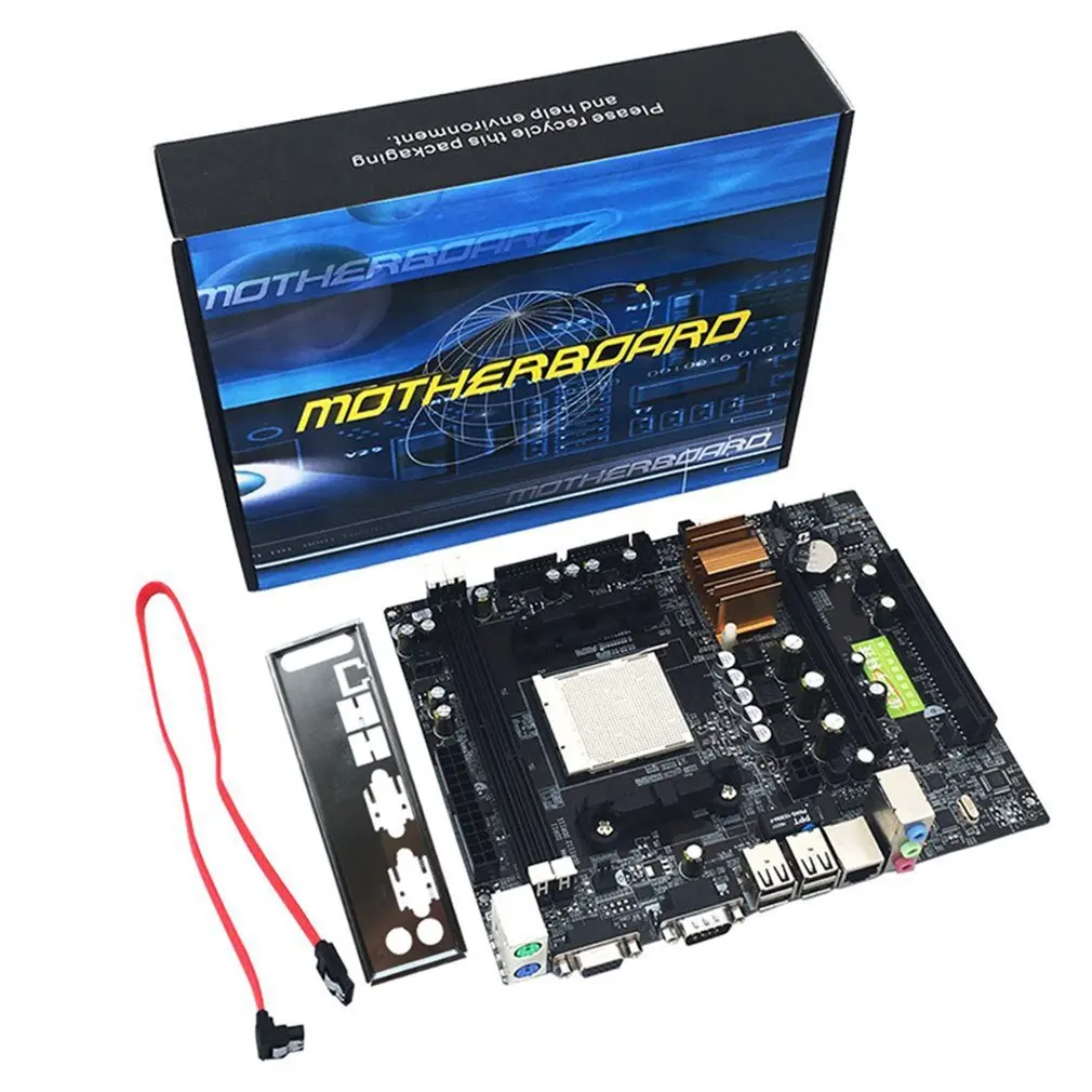 N68 C61 Desktop Computer Motherboard Support For Am2 For Am3 Cpu Ddr2+Ddr3 Memory Mainboard With 4 Sata2 Ports
N68 C61 Desktop Computer Motherboard Support For Am2 For Am3 Cpu Ddr2+Ddr3 Memory Mainboard With 4 Sata2 Ports