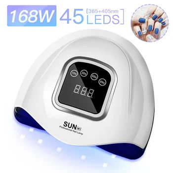 168W LED Gel Lamp Four-speed Intelligent Induction Nail Light High-power Uv Lamp Infrared Auto-sensing Nail Lamp US Regulations
168W LED Gel Lamp Four-speed Intelligent Induction Nail Light High-power Uv Lamp Infrared Auto-sensing Nail Lamp US Regulations