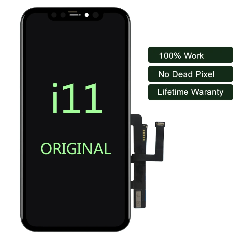 Original LCD For iPhone 11 LCD Display Mobile Phone Screen Digitizer For iPhone 11/Pro/ Pro Max LCD For iPhone X LCD Assembly
Original LCD For iPhone 11 LCD Display Mobile Phone Screen Digitizer For iPhone 11/Pro/ Pro Max LCD For iPhone X LCD Assembly
