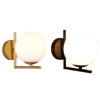 Modern Style Led Wall Lamp Nordic Glass Ball Wall Lamp Passage Corridor Bedroom Bedside Lamp Wall Lamp
Modern Style Led Wall Lamp Nordic Glass Ball Wall Lamp Passage Corridor Bedroom Bedside Lamp Wall Lamp