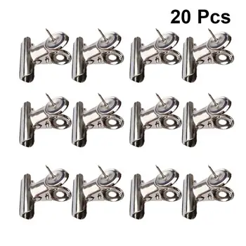 20Pc Binder Clip Durable Portative Utility Silver 3.1CM Paper Clips for Office Ticket
20Pc Binder Clip Durable Portative Utility Silver 3.1CM Paper Clips for Office Ticket