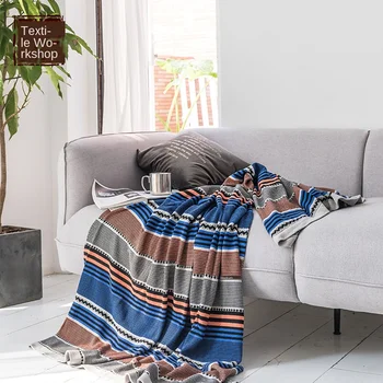 New Multicolor Stripe Blanket Home Office Blanket Air Conditioning Blanket Sofa Blanket Christmas Decorations for Home Blanket
New Multicolor Stripe Blanket Home Office Blanket Air Conditioning Blanket Sofa Blanket Christmas Decorations for Home Blanket