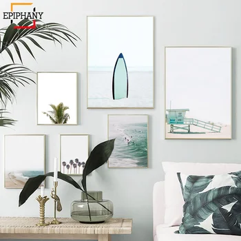Beach Wall Art Gallery Ocean Surf Print Palm Tree Modern Minimalist Print Tropical Coastal Decor Wall Pictures for Living Room
Beach Wall Art Gallery Ocean Surf Print Palm Tree Modern Minimalist Print Tropical Coastal Decor Wall Pictures for Living Room