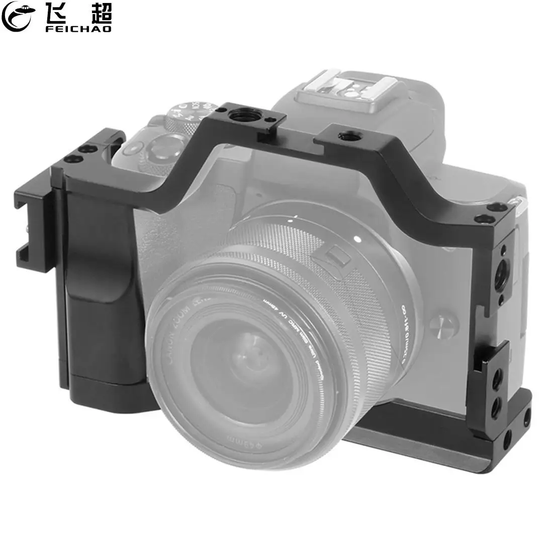M50 Camera Cage Rig Form-Fitting for Canon EOS Mark M5 M50II SLR 3/8 1/4 Cold Shoe Mount for Arri Handle Monitor Vlog Stabilizer
M50 Camera Cage Rig Form-Fitting for Canon EOS Mark M5 M50II SLR 3/8 1/4 Cold Shoe Mount for Arri Handle Monitor Vlog Stabilizer
