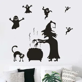 Halloween wall stickers witch ghost stickers have decorative wall window decoration home decoration wall stickers наклейки *25
Halloween wall stickers witch ghost stickers have decorative wall window decoration home decoration wall stickers наклейки *25