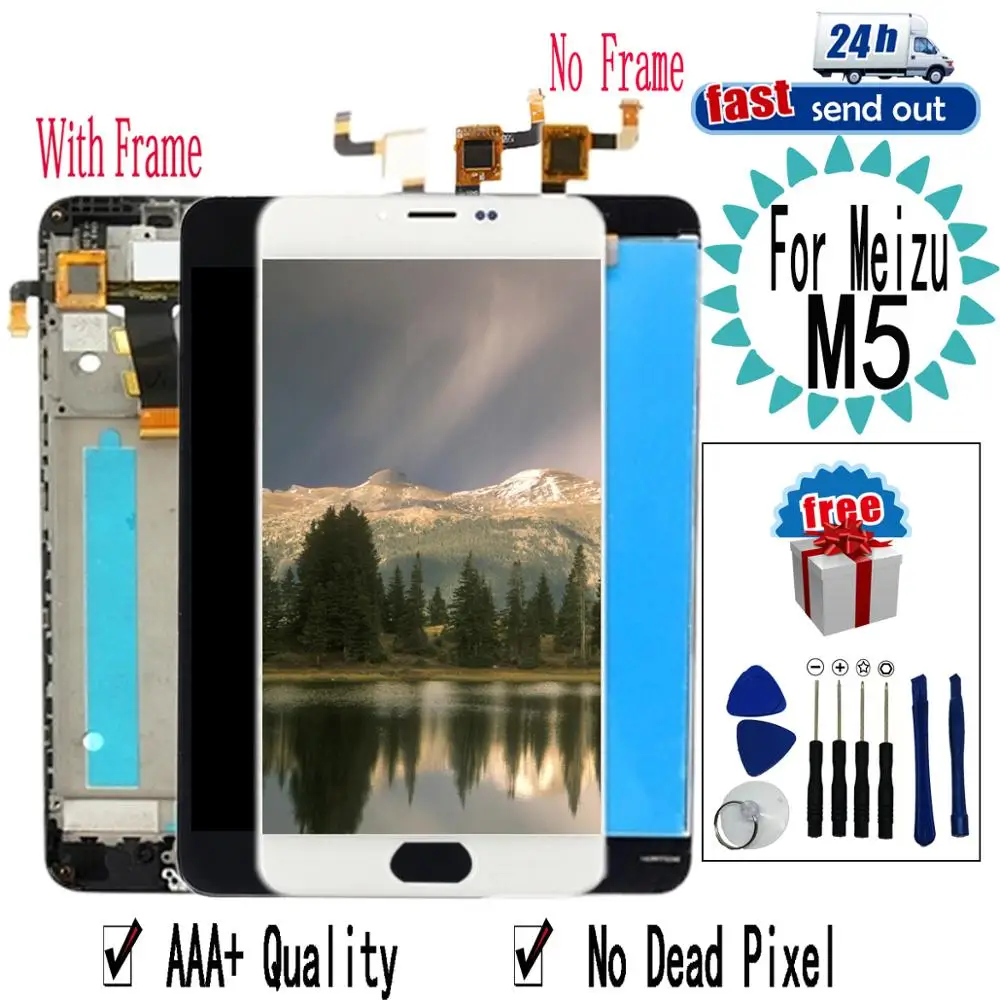 5.2" M5 LCD For MEIZU M5 Mini LCD Display Touch Screen Digitizer Assembly Replacement with Frame For Meizu M5Mini
5.2" M5 LCD For MEIZU M5 Mini LCD Display Touch Screen Digitizer Assembly Replacement with Frame For Meizu M5Mini