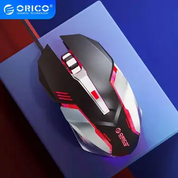ORICO Professional Silent Macro Game Mouse LED Wired Gaming Mouse for PC Computer Laptop Mice Adjustable 3200 DPI Mouse Gamer
ORICO Professional Silent Macro Game Mouse LED Wired Gaming Mouse for PC Computer Laptop Mice Adjustable 3200 DPI Mouse Gamer