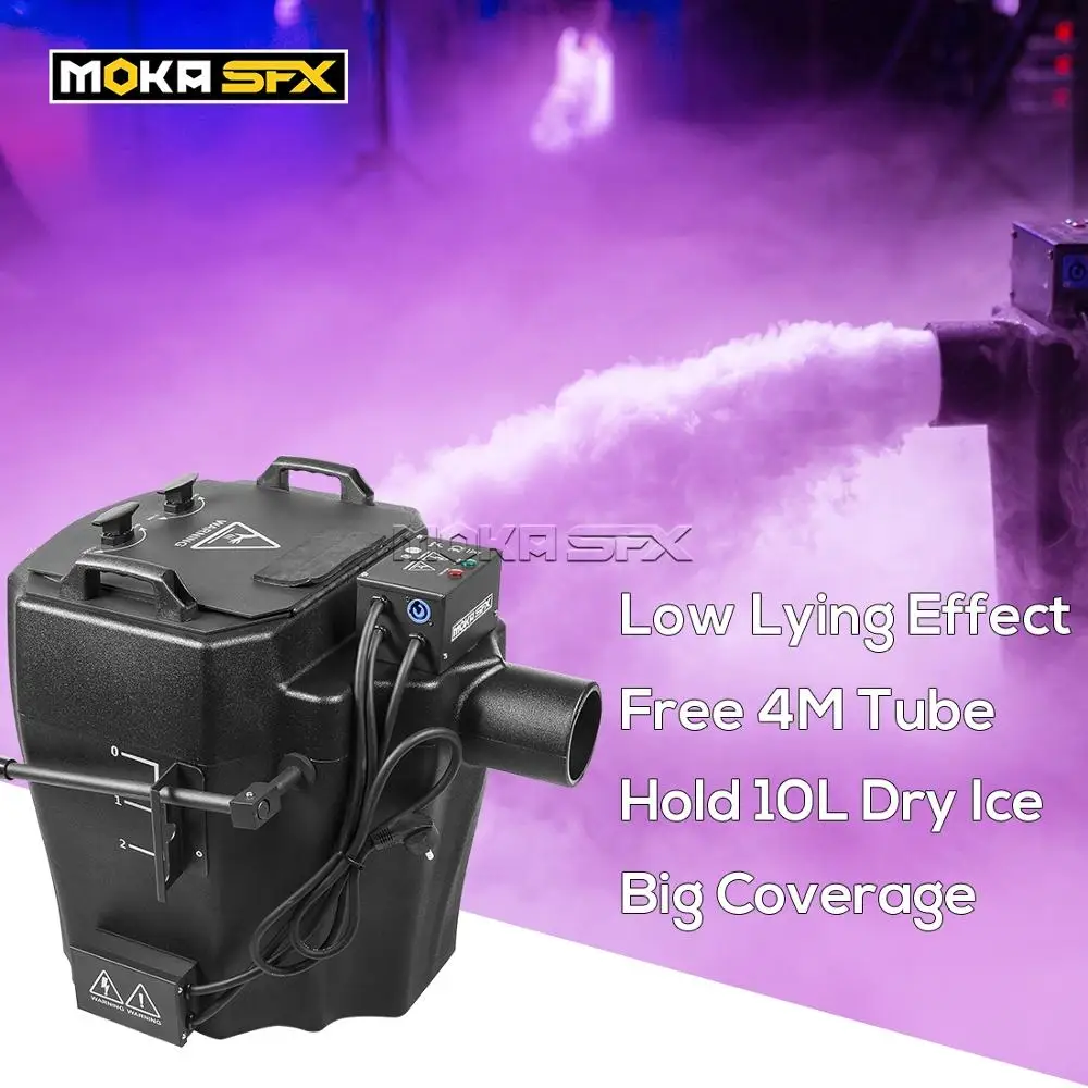 MOKA SFX Factory High Power 6000w Dry Ice Machine Stage Low Ground Smoke Effect Party for Event Wedding | Лампы и освещение
