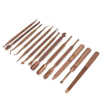 Cuticle Pusher 13pcs Steel Cuticle Spoon Pusher Fork Dead Skin Files UV Gel Polish Removal Nail Art Tool Cuticle Remover Parts
Cuticle Pusher 13pcs Steel Cuticle Spoon Pusher Fork Dead Skin Files UV Gel Polish Removal Nail Art Tool Cuticle Remover Parts
