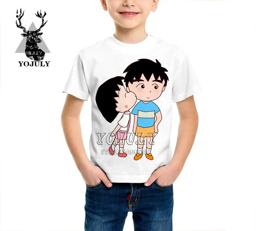 YOJULY Chibi Maruko/детская одежда с 3D принтом для маленьких мальчиков и девочек детская