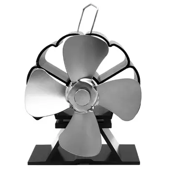 4 Blades Mini Heat Powered Fireplace Stove Fan Aluminum Silent Eco-Friendly Fan 57BB
4 Blades Mini Heat Powered Fireplace Stove Fan Aluminum Silent Eco-Friendly Fan 57BB