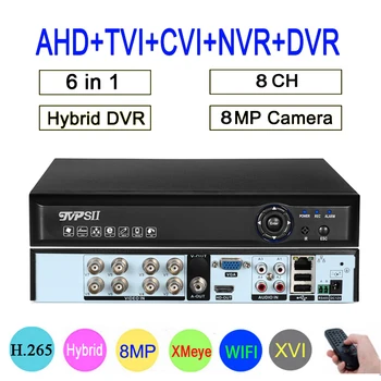 Blue-Ray Panel Xmeye 8CH 8 Channel 8MP 4K H.265+ Hybrid Coaxial 6 in 1 XVI TVI CVI NVR AHD CCTV DVR Surveillance Video Recorder 
Blue-Ray Panel Xmeye 8CH 8 Channel 8MP 4K H.265+ Hybrid Coaxial 6 in 1 XVI TVI CVI NVR AHD CCTV DVR Surveillance Video Recorder