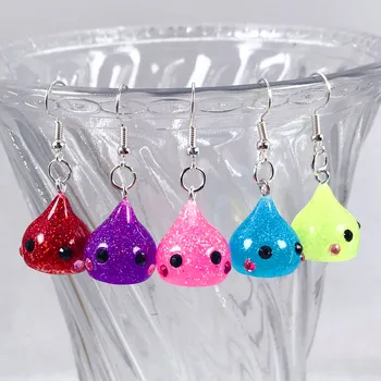 1pair Cute Craft Cartoon Hoppe Drop Earrings Resin Multicolor Glitter Hoppechan Earrings for Children Gift and Woman Jewelry 
1pair Cute Craft Cartoon Hoppe Drop Earrings Resin Multicolor Glitter Hoppechan Earrings for Children Gift and Woman Jewelry