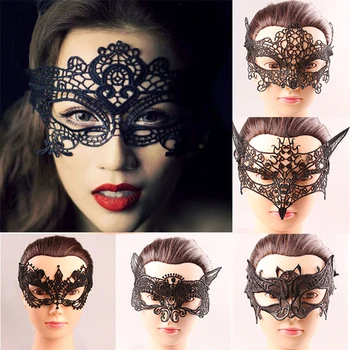 Halloween Eye Mask Half Face Goggles Charm Black Lace Mask Women Funny Prom Party Props Costume Halloween Accessories
Halloween Eye Mask Half Face Goggles Charm Black Lace Mask Women Funny Prom Party Props Costume Halloween Accessories