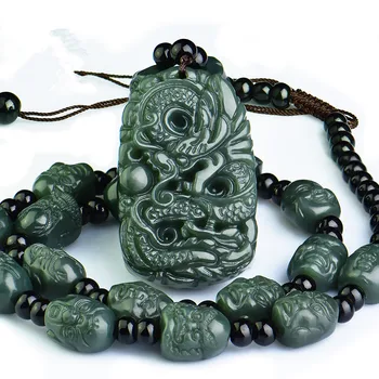 Hotan Jade Dragon Jade Dragon Pendant Genuine Xinjiang Moyulong Jade Necklace
Hotan Jade Dragon Jade Dragon Pendant Genuine Xinjiang Moyulong Jade Necklace