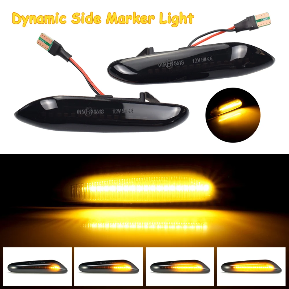 Sequential Turn Signal Side Marker Indicator Blinker LED Dynamic Light For BMW E90 E91 E92 E93 E60 E61 E81 E82 E83 E84 E88 E46
Sequential Turn Signal Side Marker Indicator Blinker LED Dynamic Light For BMW E90 E91 E92 E93 E60 E61 E81 E82 E83 E84 E88 E46