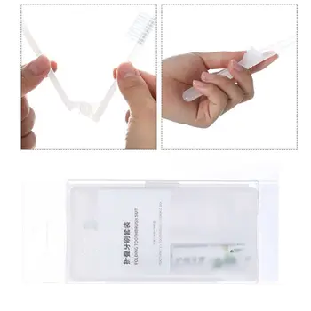 QIAOYAN Adult Travel Folding Toothbrush Toothpaste Kit with Clear Storage Case Oral Care
QIAOYAN Adult Travel Folding Toothbrush Toothpaste Kit with Clear Storage Case Oral Care