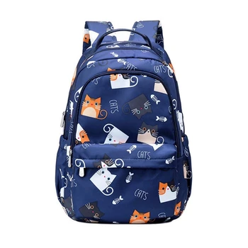 Waterproof Kawaii Cat Printing Backpack Women School Students Backpack Female 15.6 Inch Laptop Cute Bookbag Girls Blue
Waterproof Kawaii Cat Printing Backpack Women School Students Backpack Female 15.6 Inch Laptop Cute Bookbag Girls Blue