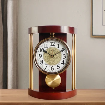 Chinese Style Large Table Clock Pendulum Art Crafts Vintage Living Room Silent Desktop Desk Clock Despertador Home Decor DA60ZZ
Chinese Style Large Table Clock Pendulum Art Crafts Vintage Living Room Silent Desktop Desk Clock Despertador Home Decor DA60ZZ