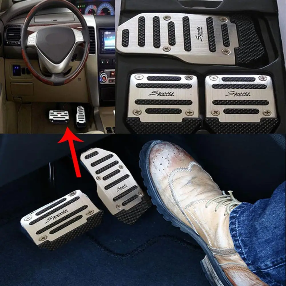 3PC/2PC Car Foot Pedals Treadle Cover Pad Aluminium Alloy Mannual Auto Vehicle Non-slip Accelerator Brake Pedal Cover Set L1
3PC/2PC Car Foot Pedals Treadle Cover Pad Aluminium Alloy Mannual Auto Vehicle Non-slip Accelerator Brake Pedal Cover Set L1