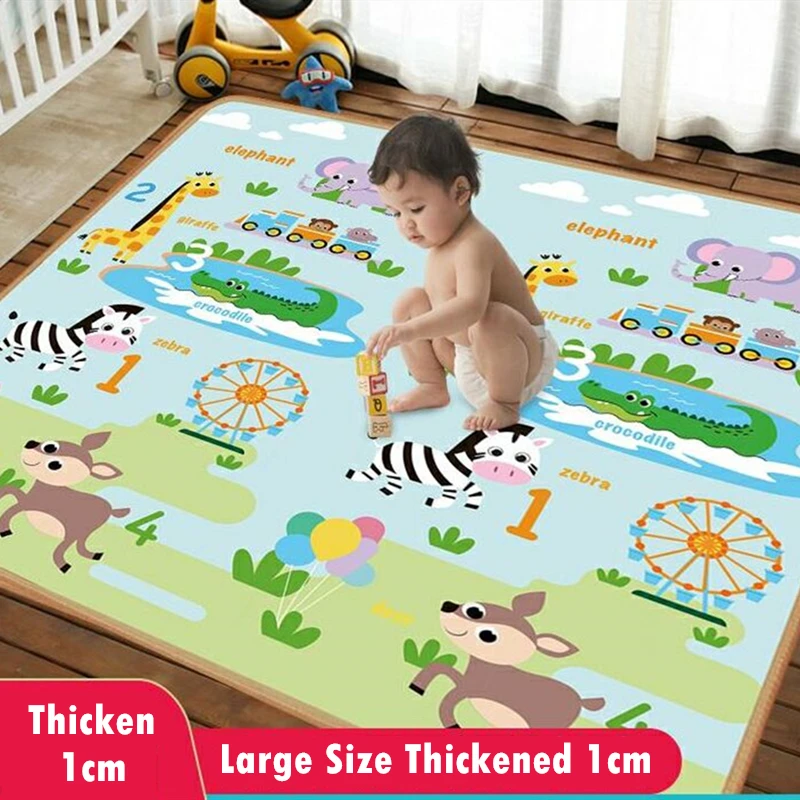 1cm XPE Environmentally Friendly Thick Baby Crawling Play Mat Folding Carpet Play Mat for Children's Safety Mat Kid Rug Playmat
1cm XPE Environmentally Friendly Thick Baby Crawling Play Mat Folding Carpet Play Mat for Children's Safety Mat Kid Rug Playmat