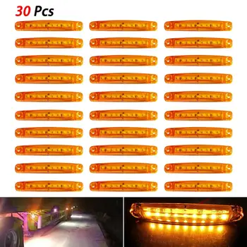 30x Amber DC 24V 9 SMD Waterproof LED Truck strip Lights Led Side Car Truck Bus Marker Light Signal light
30x Amber DC 24V 9 SMD Waterproof LED Truck strip Lights Led Side Car Truck Bus Marker Light Signal light
