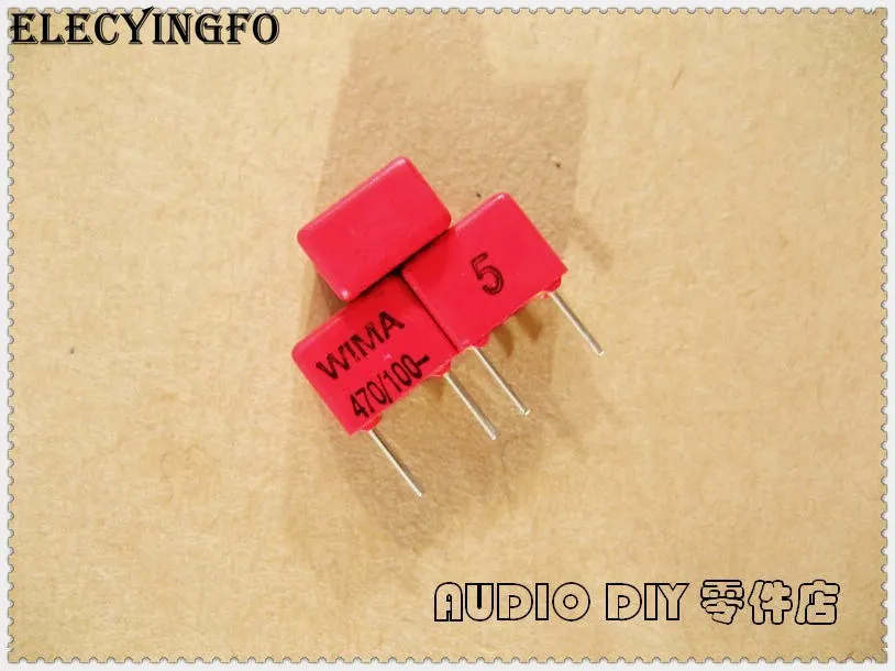10 шт./50 шт. WIMA FKP2 470pF 100V 100V470PF 5% Фольга пленочный конденсатор 0.47nF 471
10 шт./50 шт. WIMA FKP2 470pF 100V 100V470PF 5% Фольга пленочный конденсатор 0.47nF 471