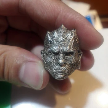Handmade Game OfThrones Night's King 999 Sterling Silver Ring Men Silver Jewelry Punk Style Rings Birthday Gifts For Boyfriend
Handmade Game OfThrones Night's King 999 Sterling Silver Ring Men Silver Jewelry Punk Style Rings Birthday Gifts For Boyfriend