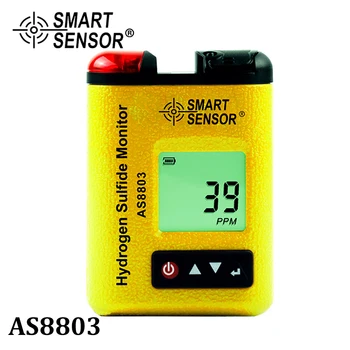 Smart Sensor AS8803 Mini Portable Clip-on Digital Hydrogen Sulfide Monitor H2S Gas Concentration Detector Tester Analyzer
Smart Sensor AS8803 Mini Portable Clip-on Digital Hydrogen Sulfide Monitor H2S Gas Concentration Detector Tester Analyzer