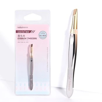 1PC Stainless Steel Eyebrow Tweezer Eybrow Remover Eyelashes Extension Comb Eyebrow Makeup Tools Brown For Beauty
1PC Stainless Steel Eyebrow Tweezer Eybrow Remover Eyelashes Extension Comb Eyebrow Makeup Tools Brown For Beauty