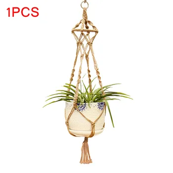 1/2 Pcs Cotton Cord Pot Garden Holder Plant Hanger Flower Legs Hanging Macrame Rope Hanging Basket
1/2 Pcs Cotton Cord Pot Garden Holder Plant Hanger Flower Legs Hanging Macrame Rope Hanging Basket
