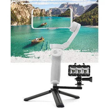 Tripod Bracket Stand Mount with LED Extension Plate For DJI OM4 for OSMO Mbile 3 2 Handheld Gimbal Stabilizer Camera Accessories
Tripod Bracket Stand Mount with LED Extension Plate For DJI OM4 for OSMO Mbile 3 2 Handheld Gimbal Stabilizer Camera Accessories