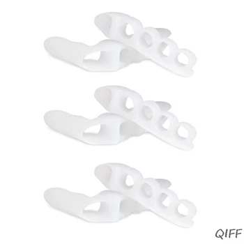 Bunion Corrector Silicone 5 Holes Overlapping Toe Separator Straightener Unisex Pain Relief Hallux Valgus Orthodontic Corrector
Bunion Corrector Silicone 5 Holes Overlapping Toe Separator Straightener Unisex Pain Relief Hallux Valgus Orthodontic Corrector