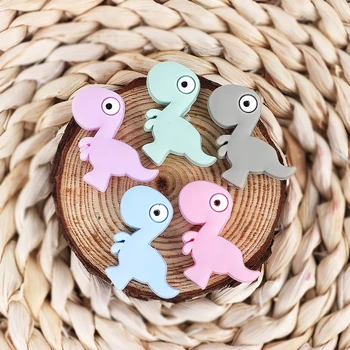 10Pcs/lot Mini Dinosaur Baby Food Grade Silicone Teethers for DIY Pacifier Chain Tool
10Pcs/lot Mini Dinosaur Baby Food Grade Silicone Teethers for DIY Pacifier Chain Tool