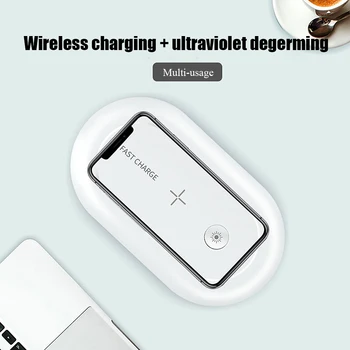 Multifunction Mobile Phone Wireless Charging Charger Box Case UV Sterilizer Box Earphone Mask Earphone Disinfection Sterilizer
Multifunction Mobile Phone Wireless Charging Charger Box Case UV Sterilizer Box Earphone Mask Earphone Disinfection Sterilizer