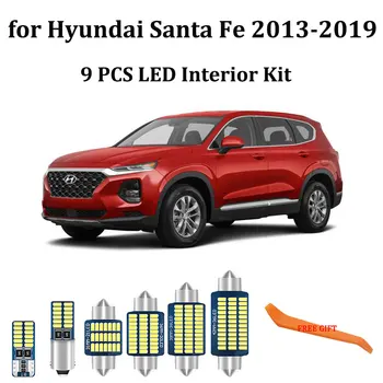 9Pcs White Canbus led Car interior lights Package Kit for Hyundai Santa Fe 2013 - 2016 2017 2018 2019 led interior Dome lights
9Pcs White Canbus led Car interior lights Package Kit for Hyundai Santa Fe 2013 - 2016 2017 2018 2019 led interior Dome lights
