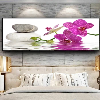 Modern Purple Orchid Zen Spa Stone Spa Religious Painting on Canvas Posters and Prints Cuadros Wall Art Picture for Living Room
Modern Purple Orchid Zen Spa Stone Spa Religious Painting on Canvas Posters and Prints Cuadros Wall Art Picture for Living Room