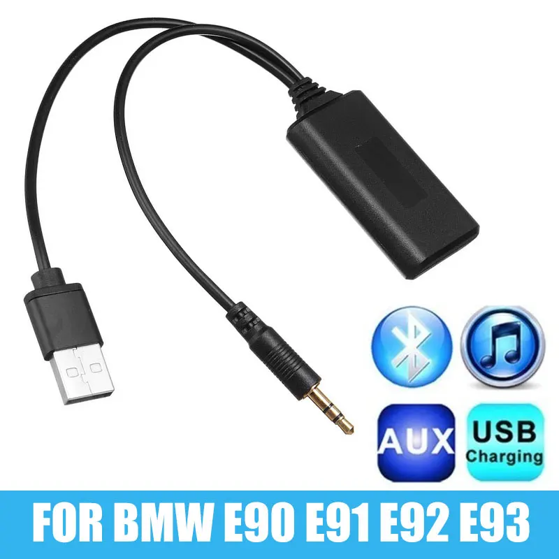 Универсальный Bluetooth адаптер 3 5 мм разъем USB Dongles Aux кабель BT5.0 прикуриватель для