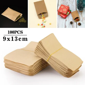 100PCS 9*13CM Kraft Paper Bags Protective Seed Packaging Bags Envelope Brown For Wedding Favors, Birthday Favors, Baby Shower
100PCS 9*13CM Kraft Paper Bags Protective Seed Packaging Bags Envelope Brown For Wedding Favors, Birthday Favors, Baby Shower