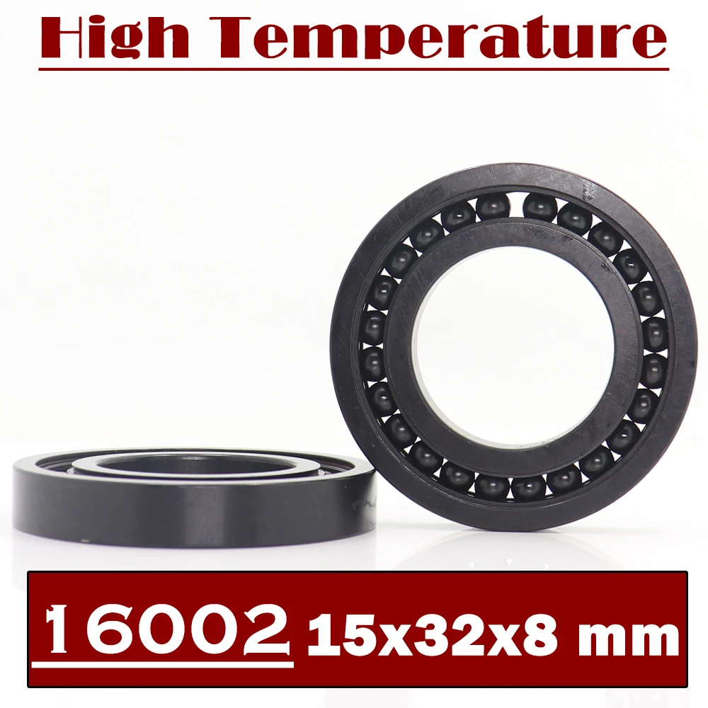 

16002 High Temperature Bearing 15*32*8 mm ( 2 Pcs ) 500 Degrees Celsius Thin Section Bearings Full Ball Bearing
