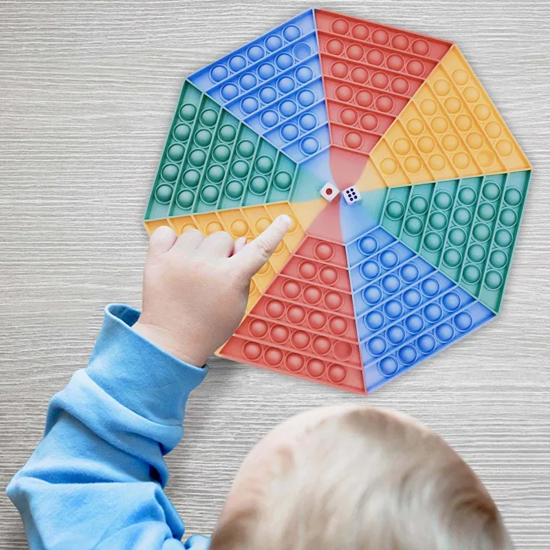 Big Push Finger Game Fidget Toy Silicone Octagonal Checkerboard Bubble Decompression Toys For Interactive Game Party Gift
Big Push Finger Game Fidget Toy Silicone Octagonal Checkerboard Bubble Decompression Toys For Interactive Game Party Gift