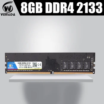 VEINEDA Memory Ram ddr4 8gb ddr4-2133 For dimm ddr4 ram memory compatible with 2400,2666Mhz For Desktop PC4-17000 284pin 1.2V
VEINEDA Memory Ram ddr4 8gb ddr4-2133 For dimm ddr4 ram memory compatible with 2400,2666Mhz For Desktop PC4-17000 284pin 1.2V
