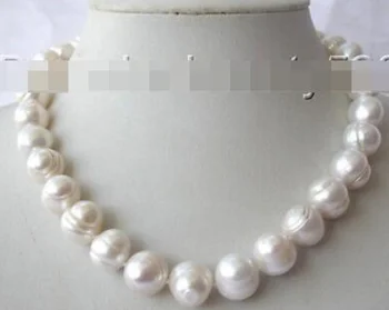 stunning big 9-10mm round baroque white freshwater cultured pearl necklace 
stunning big 9-10mm round baroque white freshwater cultured pearl necklace