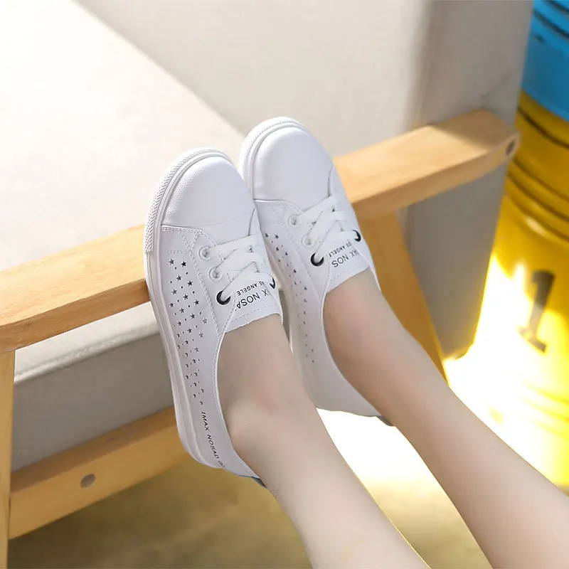 Hollow out White Shoes Women's 2019 Versatile Summer Summer Genuine Leather Breathable Slip-on Low-Cut Flat Casual Was Small Fee
Hollow out White Shoes Women's 2019 Versatile Summer Summer Genuine Leather Breathable Slip-on Low-Cut Flat Casual Was Small Fee