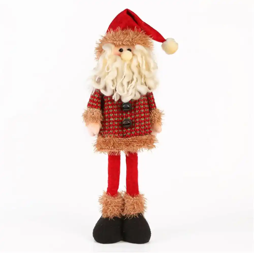 retractable standing santa snowman elk decoration scarecrow