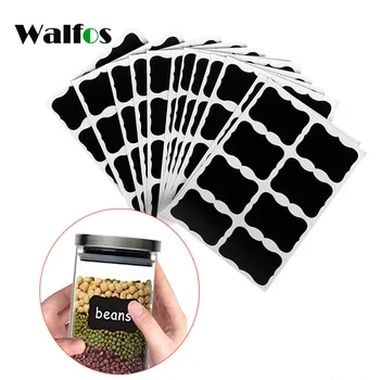 WALFOS 72pcs Reusable Candy Jam Jars Kitchen Label Stickers Storage Bottle Container Label Blackboard Chalk Board Stickers
WALFOS 72pcs Reusable Candy Jam Jars Kitchen Label Stickers Storage Bottle Container Label Blackboard Chalk Board Stickers