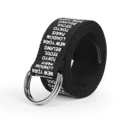 Canvas Belts for Women Fabric Web Belts with Double D Ring buckle Extra Long Strap 1.5inch Wide Female Waistband Fashion 2020
Canvas Belts for Women Fabric Web Belts with Double D Ring buckle Extra Long Strap 1.5inch Wide Female Waistband Fashion 2020