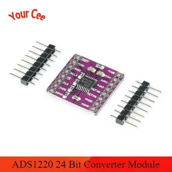 New ADS1220 ADC 24 Bit Converter Module I2C Low Power 24 Bit Analog-to-Digital Converter
New ADS1220 ADC 24 Bit Converter Module I2C Low Power 24 Bit Analog-to-Digital Converter